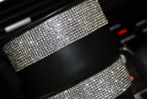 Car Trash Can Diamond Multi-function Storage Bucket